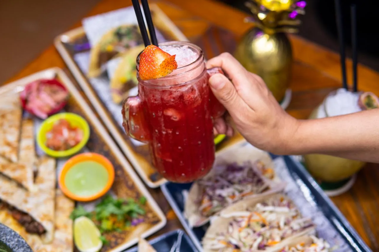 Fresh drinks at El Chapo's