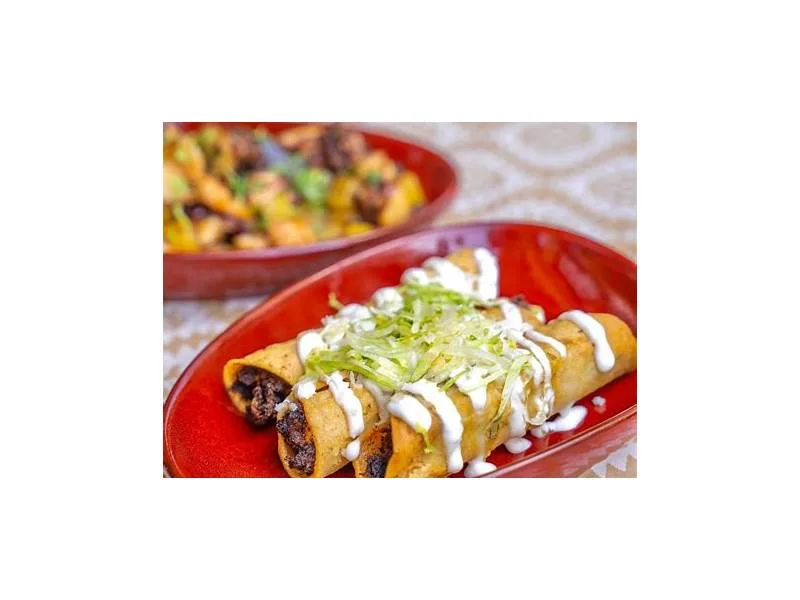 El Chapo's Tacos menu and table setting